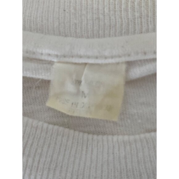 VTG Schultz Snoopy Tee T Shirt White Joe Cool Peanuts New York NY Big Apple M - Picture 9 of 9